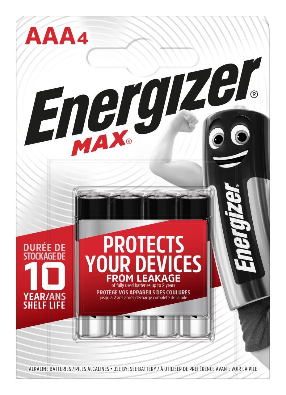 ENERGIZER Alkalne baterije AAA Max, 4 komada