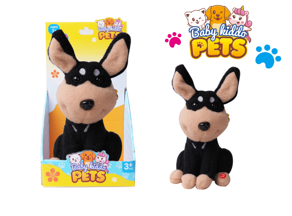 Baby kiddo pets Pas pliš, Crni