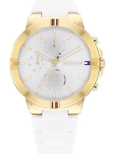 TOMMY HILFIGER Ženski ručni sat TH1782333, Kvarcni mehanizam, Bijelo kućište, Bijeli