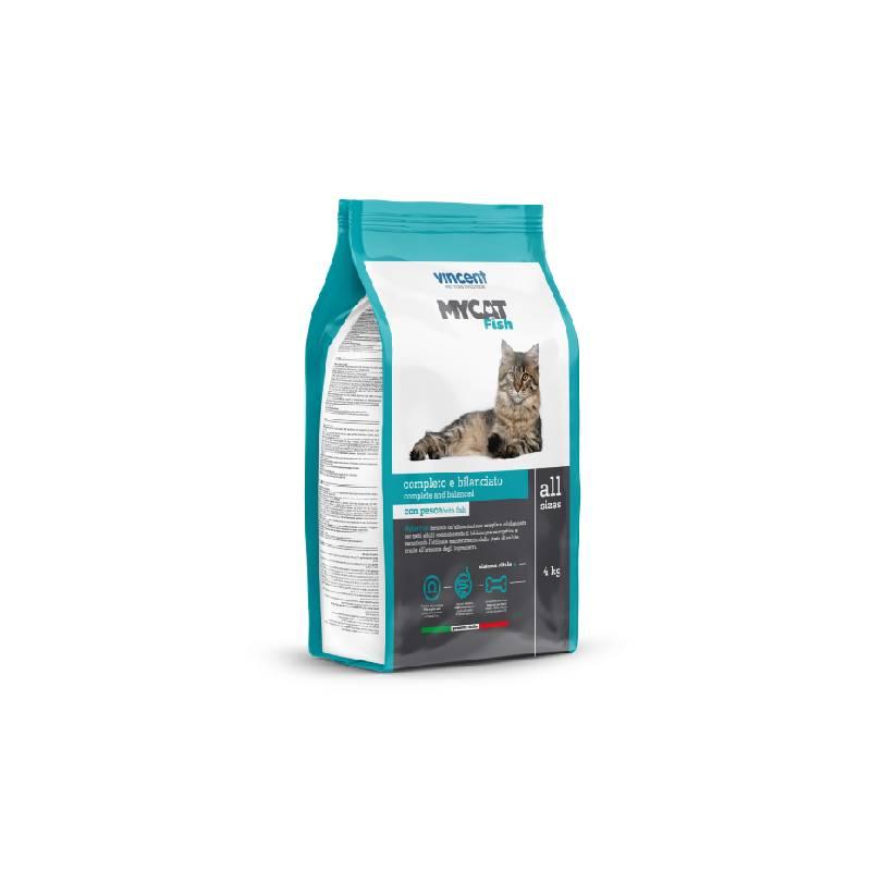 VINCENT Suha hrana za mačke My Cat, Riba, 4 kg