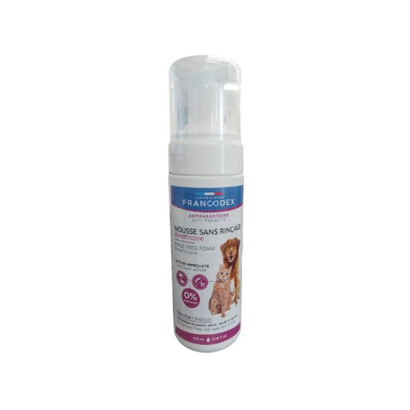 FRANCODEX Antiparazitna pjena za pse i mace bez ispiranja, s dimetikonom, 150 ml
