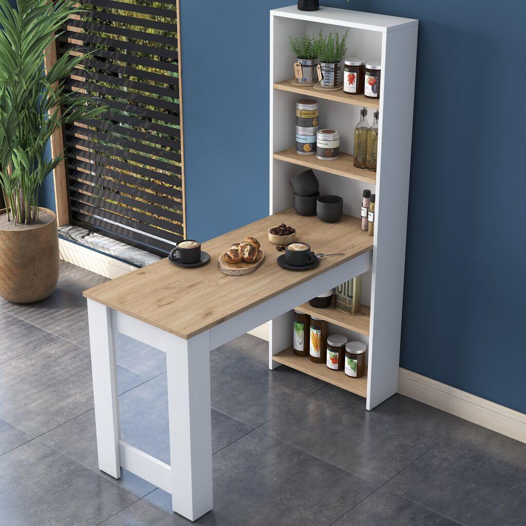 Hanah Home Barski sto JA102-2344, 120x153,6x53,8 cm, Bijeli