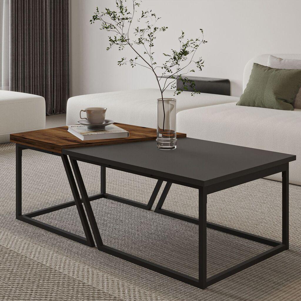 Hanah Home Set stolova za dnevni boravak Verona P0024623, Antracit