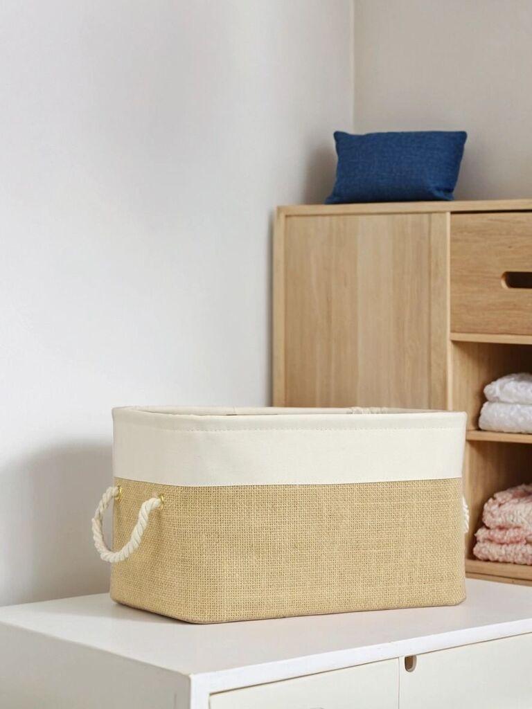 Aberto Design korpa za odlaganje YLC.B.G.2, 30x18x22cm, krem