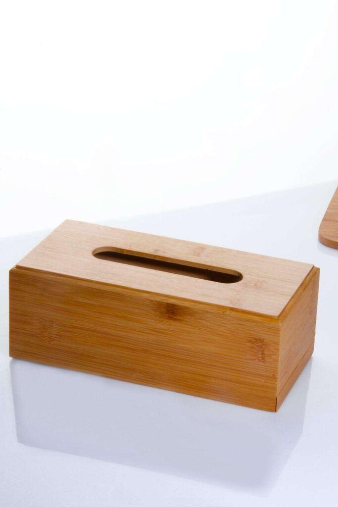 Držač za salvete Hermia, 100% bambus, 22 x 12 x 12 cm