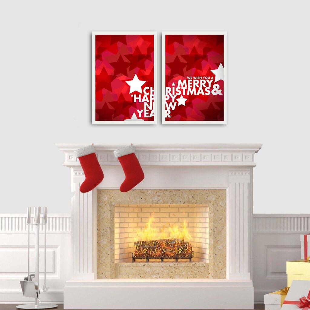 Wallxpert 2PBCTNOEL 10 Dekorativnih slika