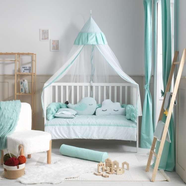 Belis Posteljina za bebe Poli, Menta