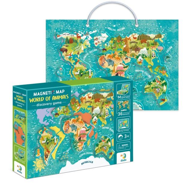 Magnetna igra Dodo - mapa životinjskog svijeta