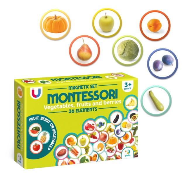 Dodo Magnetni Set Montesori - Voće I Povrće