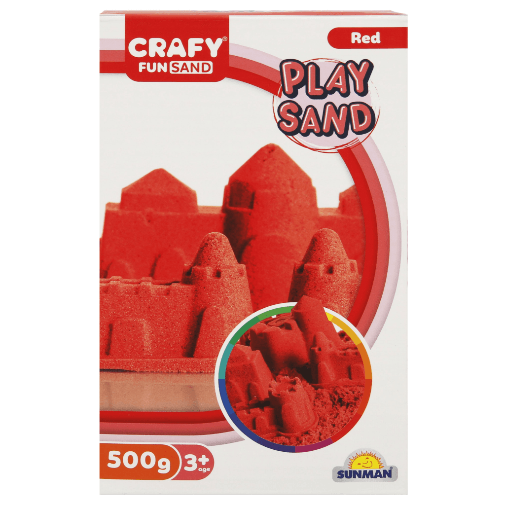 Sunman Kinetički pijesak 2234, 500g, Crveni