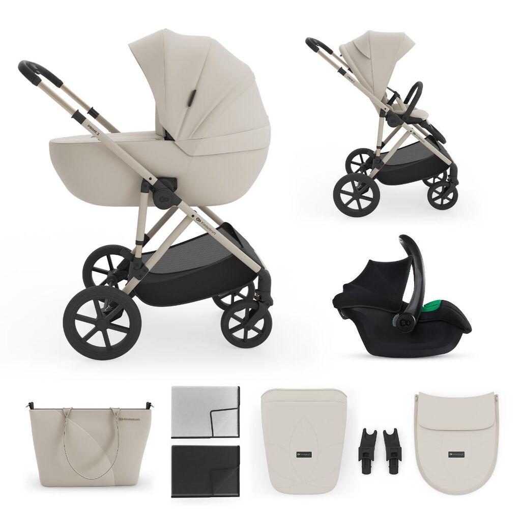 Kinderkraft Kolica 3u1 Prime 3 52464 MINK PRO 2, Bež