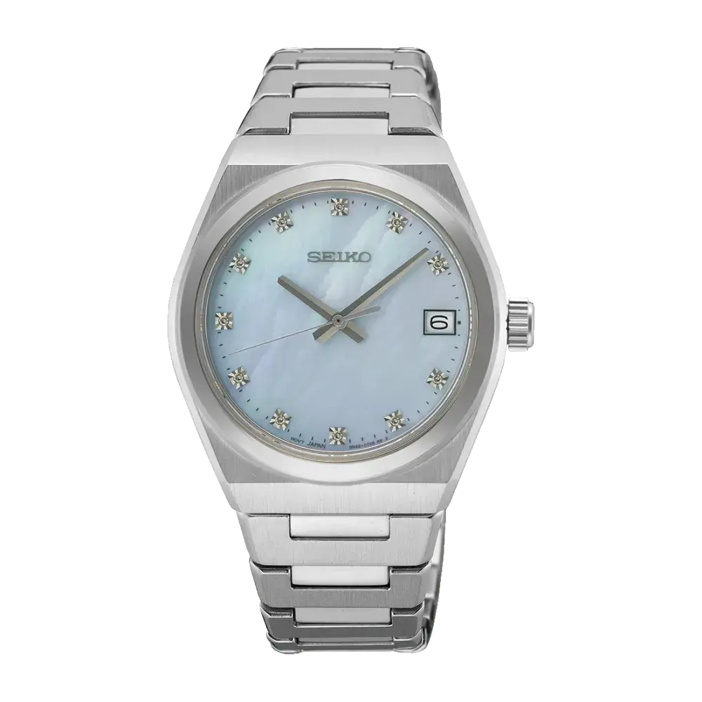 Seiko Ženski sat SUR603P1, Kvarcni mehanizam, Srebrna boja