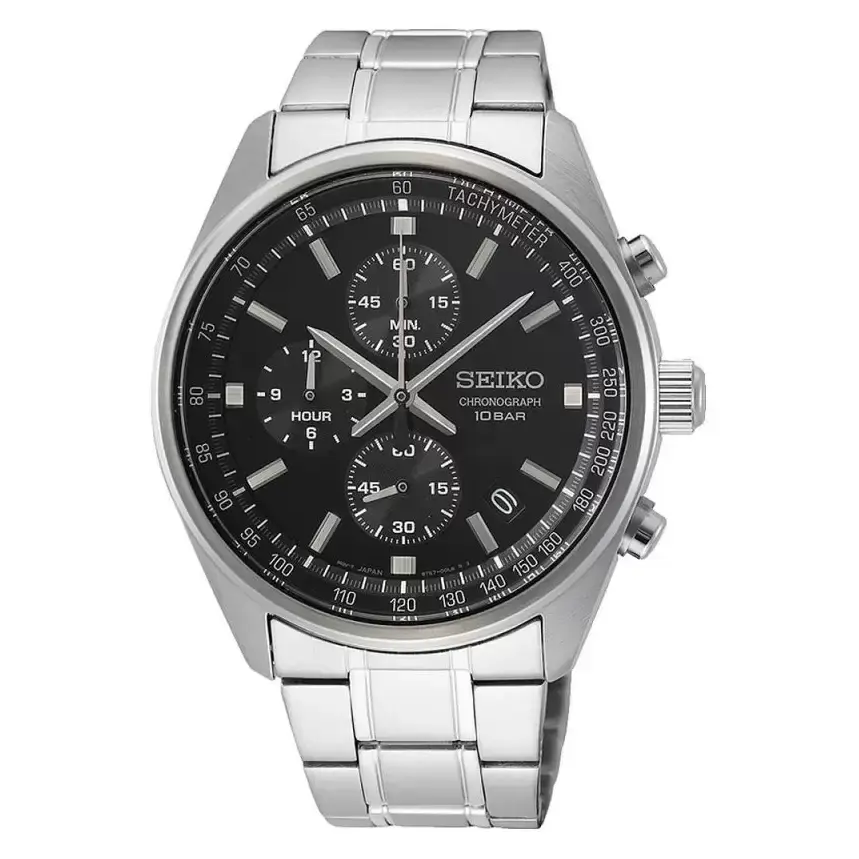 Seiko Muški sat SSB379P1, Kvarcni mehanizam, Srebrna boja