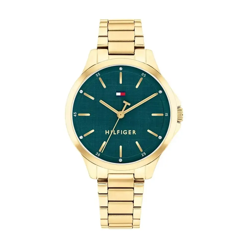 Tommy Hilfiger Ženski sat 1782860, Kvarcni mehanizam, Zlatna boja