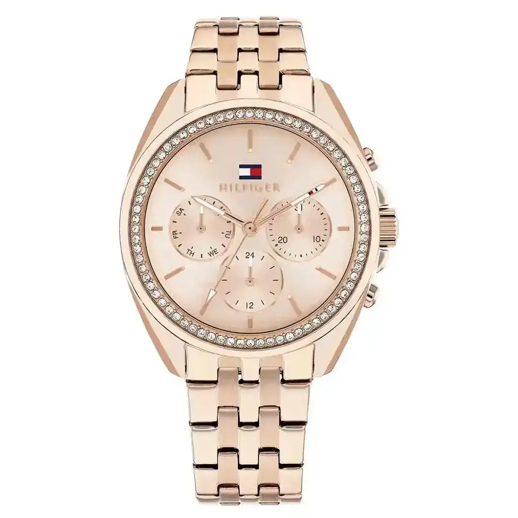 Tommy Hilfiger Ženski sat 1782804, Kvarcni mehanizam, Rose gold