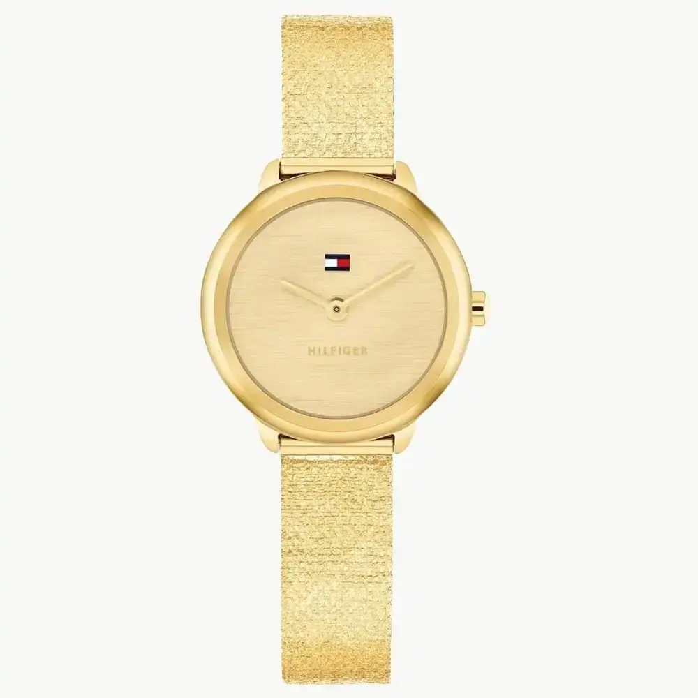 Tommy Hilfiger Ženski sat 1782811, Kvarcni mehanizam, Zlatna boja