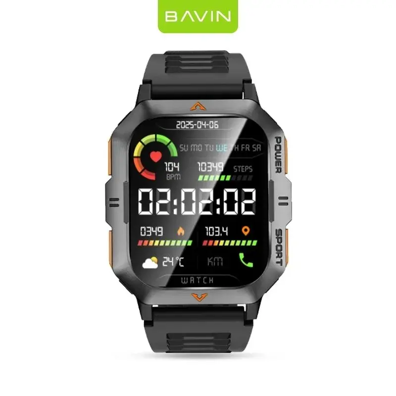 Bavin Pametni sat BW-606, 2.01" Full Touch, Crni