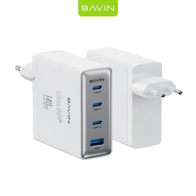 Bavin Adapter 140W GaN Ultra Chip 3xType-C + 1xUSB PC936Y