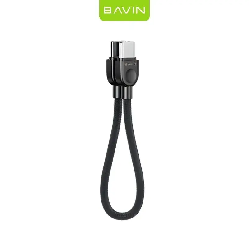 Bavin Pleteni kabal CB411 15cm Type-C na Type-C, Crni