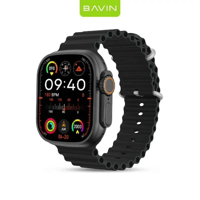 Bavin Pametni sat BW-600 AI, Crni
