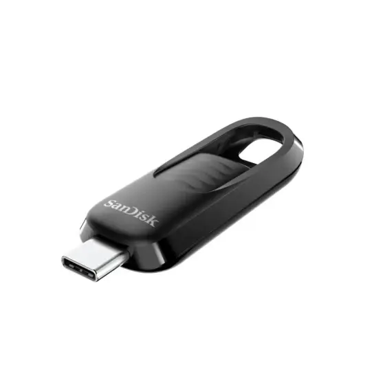 SanDisk USB memorija Ultra Slider, 128GB, USB 3.2 Gen 1 Type-C, Crna