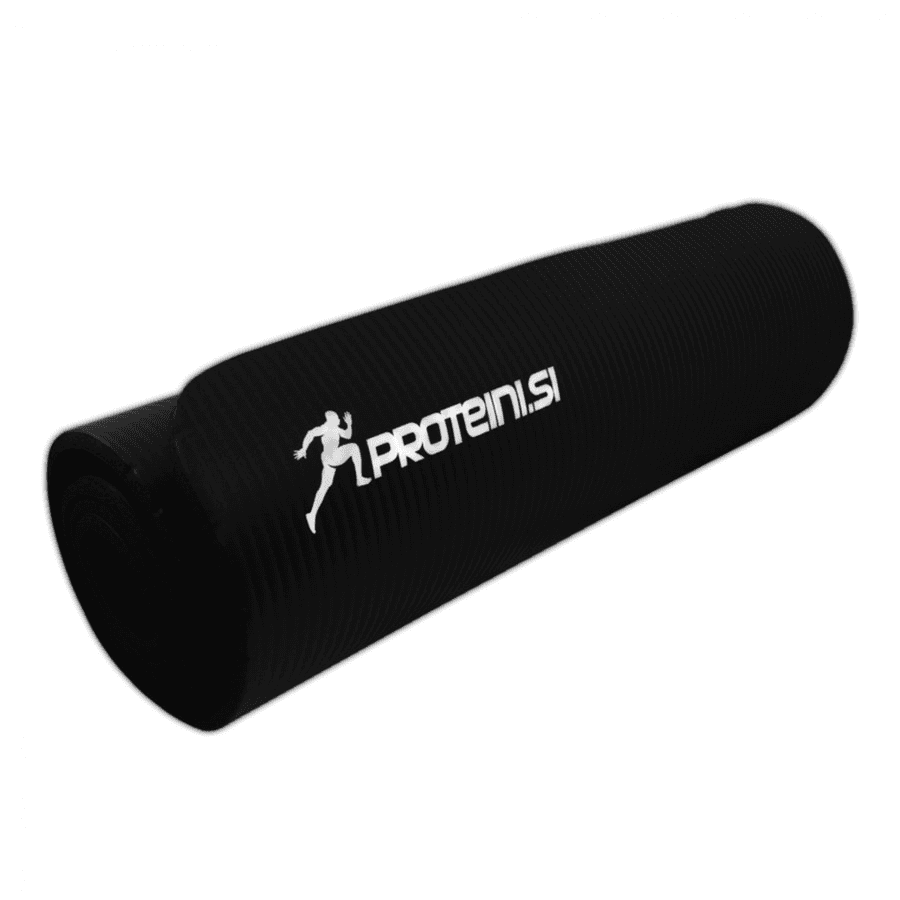 Proteini.Si Strošnica za vježbanje Exercise Mat, Crna
