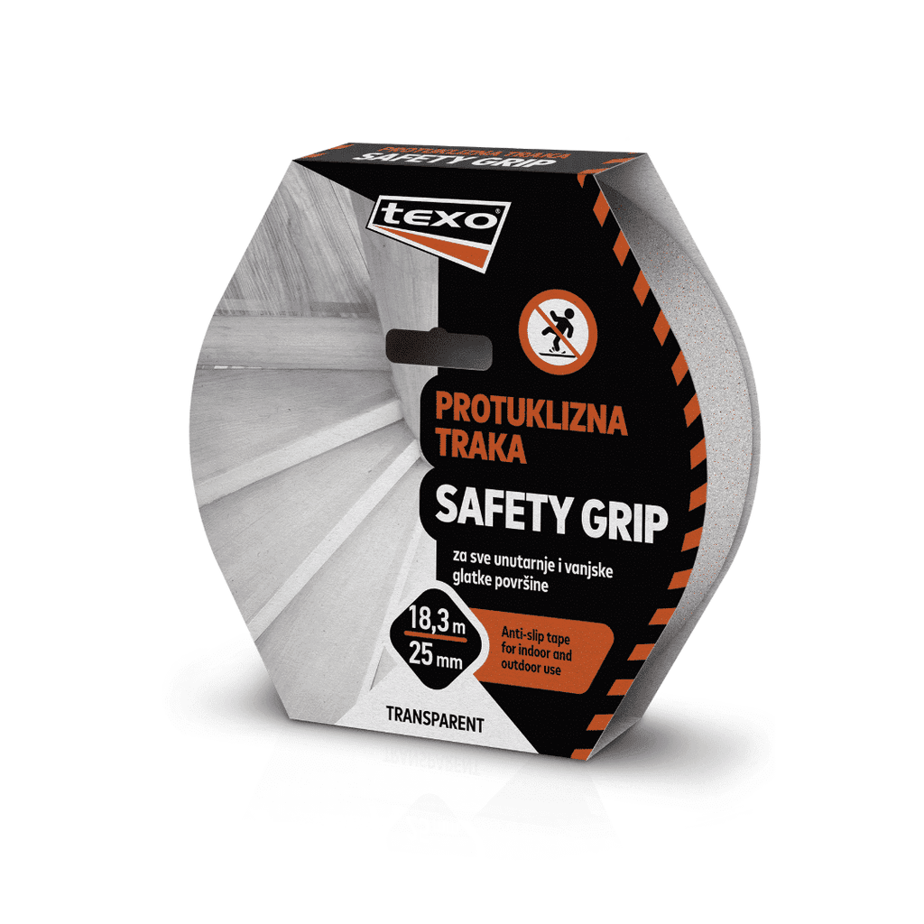 Texo Protuklizna traka Safety-Grip 18,3 m, Smeđa, 25 mm