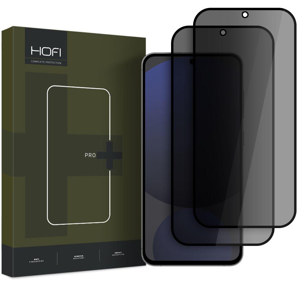Hofi Zaštitno staklo za mobilni telefon Galaxy S24 FE Anti Spy Pro+, 2 komada