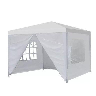 MultiGarden Vrtni komercijalni paviljon šator, 4 zida, 3x3m, Bijeli