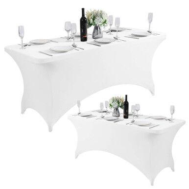 MultiGarden Univerzalna navlaka za stol za ketering, 180cm, Bijela