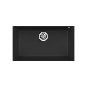 Elleci Sudoper Quadra 130 79X50 1V, Crni