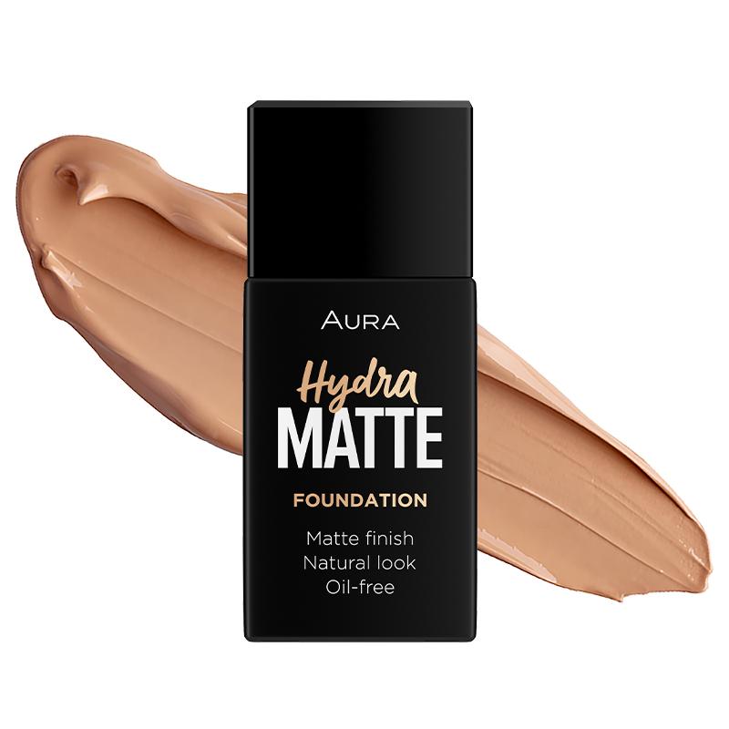 Aura Hydra Matte tečni puder, 017 Sandstone
