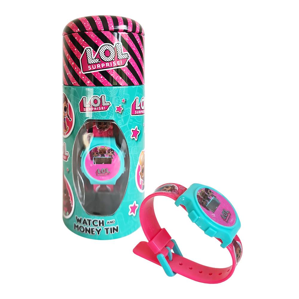 L.O.L Ručni sat i kasica Surprise, Plavo-rozi