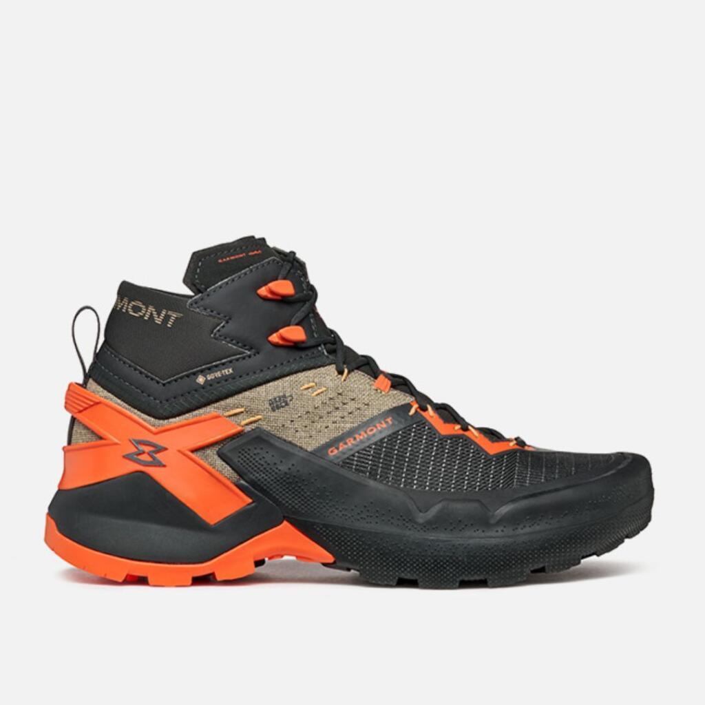 Garmont Muške cipele za planinarenje 9.81 Onyx Mid GTX, Crno-narandžaste