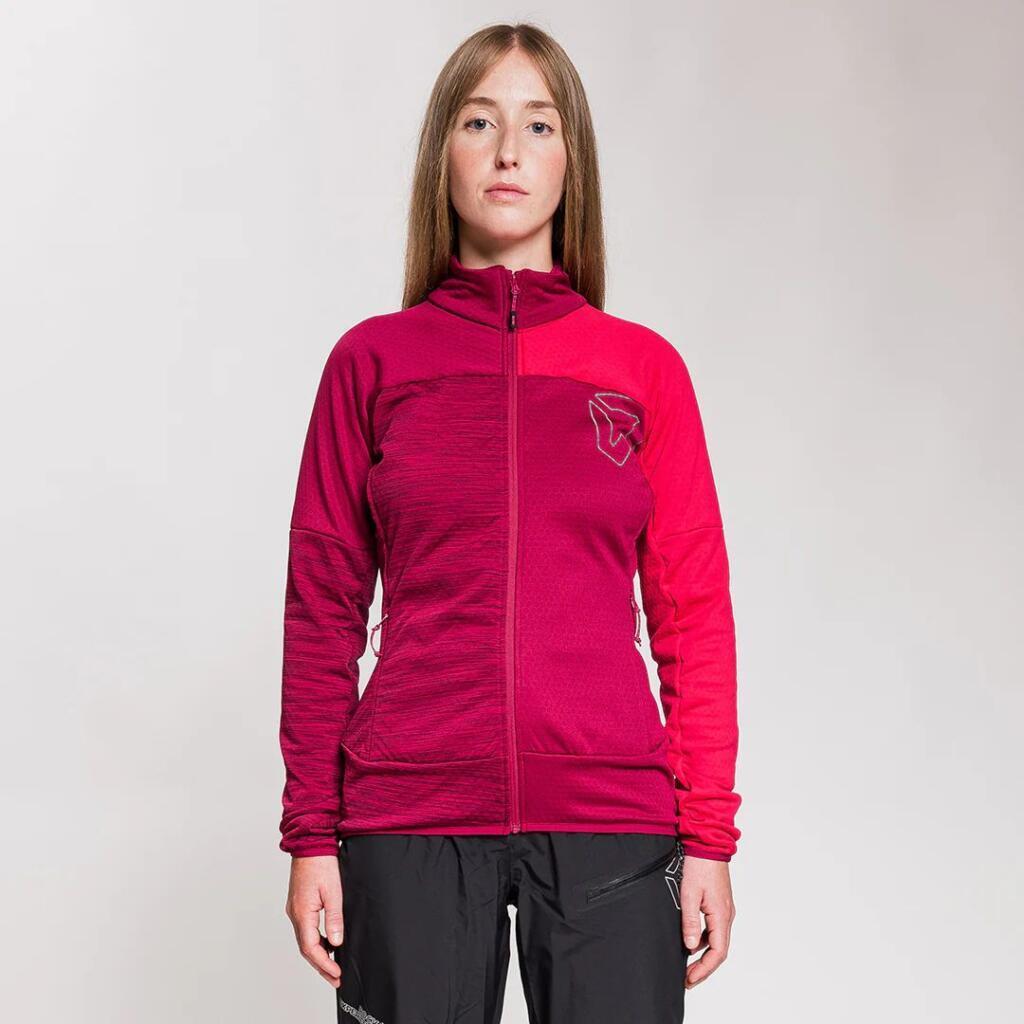 Rockexperience Ženska dukserica Kobra Mock Neck FZ, Roze