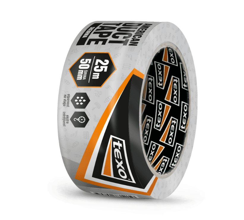 Texo Traka American  260-25S, Srebrna, 25 m