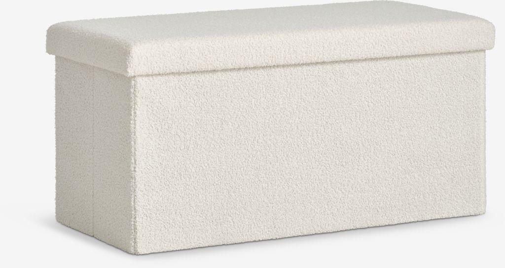 Linea Tabure sa prostorom za odlaganje, 76x38, Bijeli