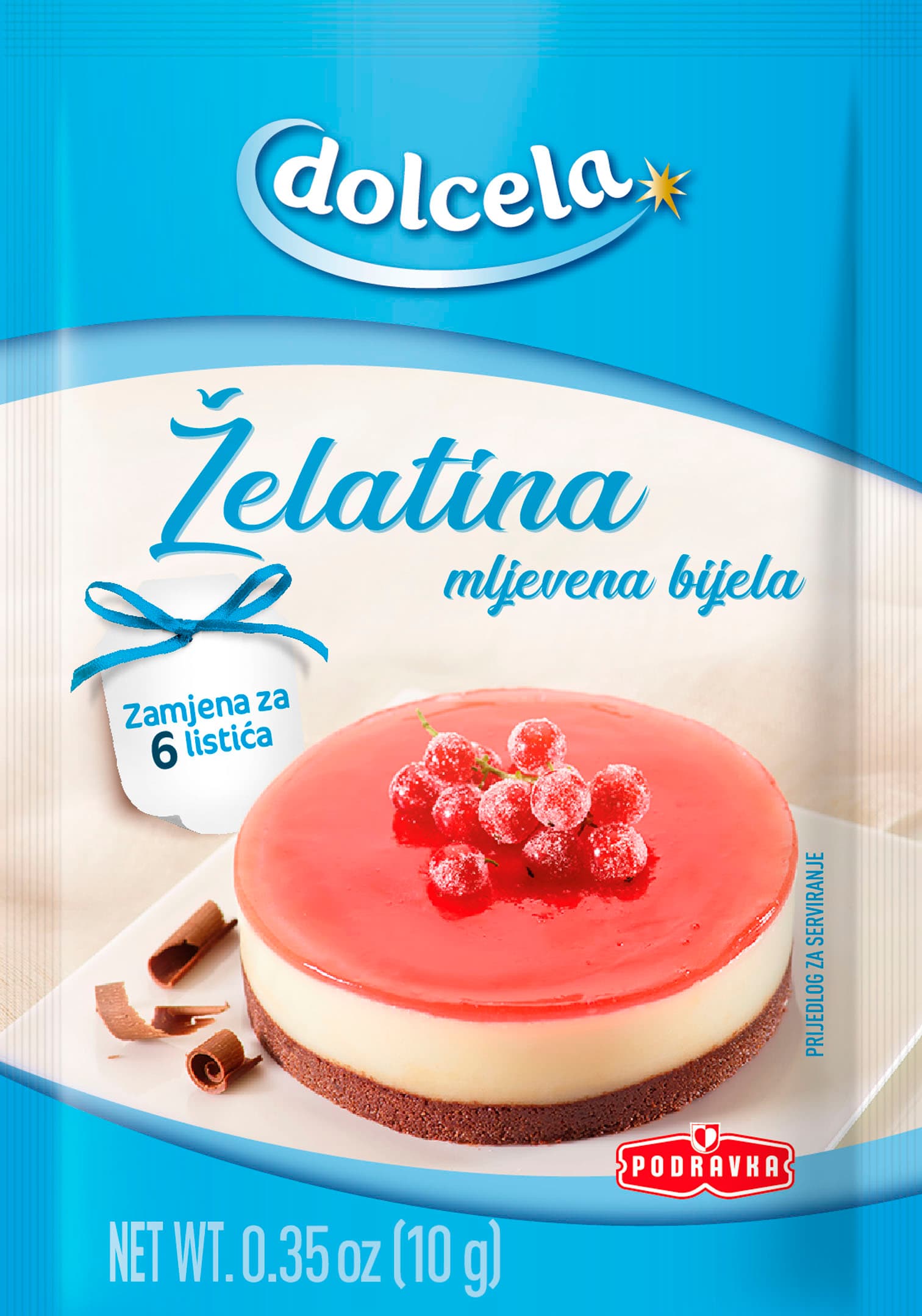 DOLCELA mljeveni želatin 10g
