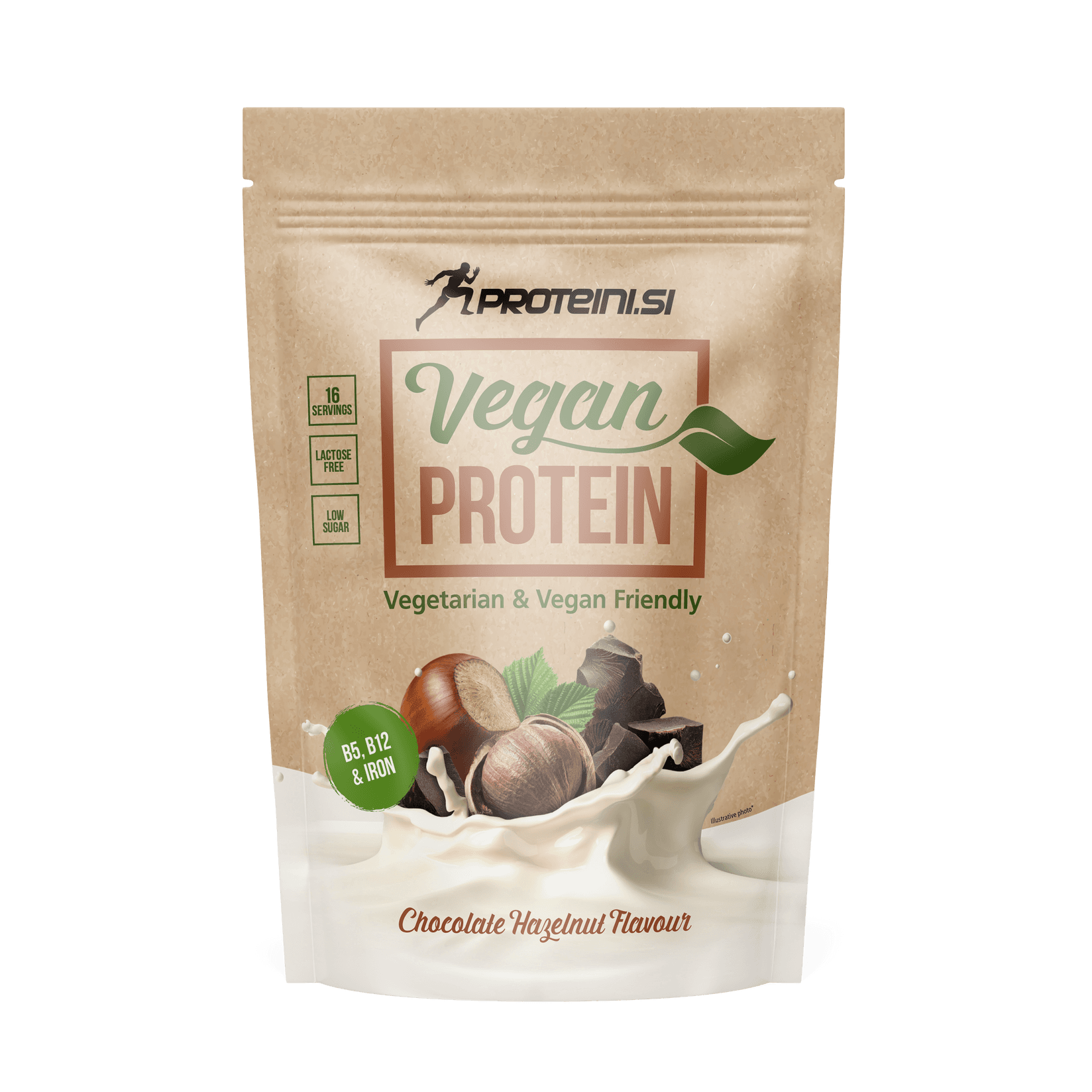 PROTEINI.SI Veganski proteini - Čokolada s lješnjakom 500g
