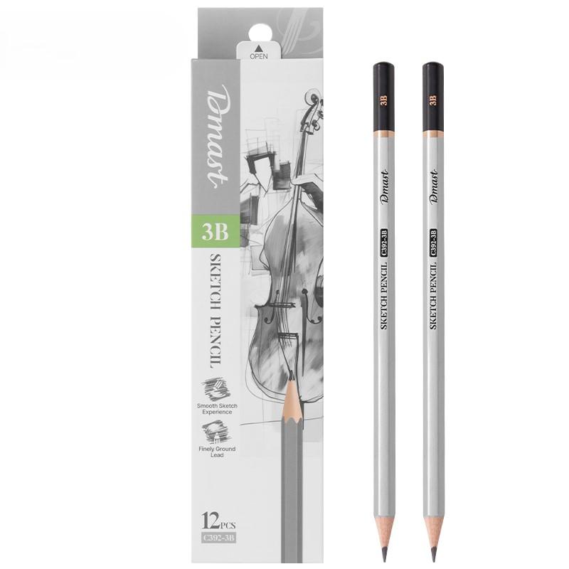 Dmast Set grafitnih olovaka za skiciranje 3B EC392-3B, 12 komada