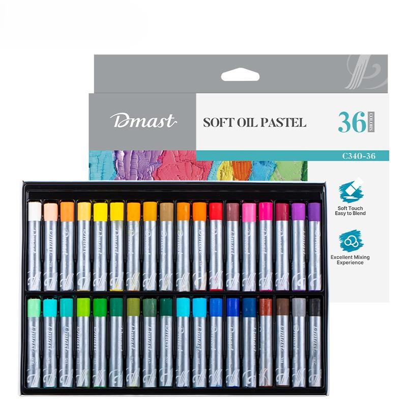 Dmast Set mekih uljanih pastela EC340-12, 36 dijelova
