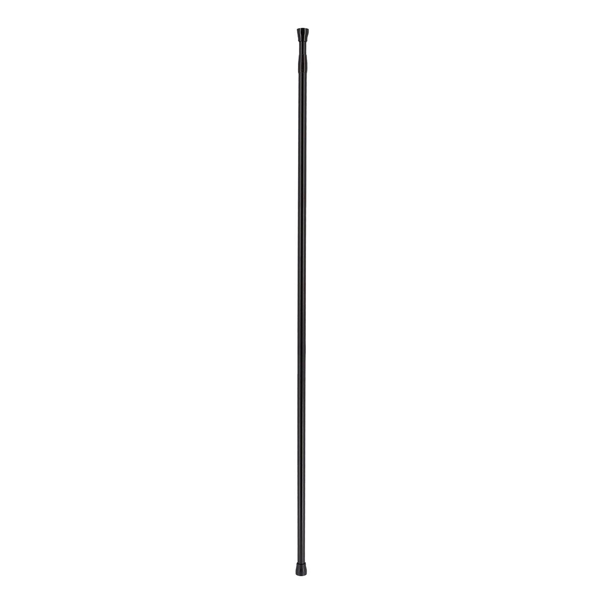 TENDANCE Držač za zavjesu za kadu 135-250cm aluminijski, crni