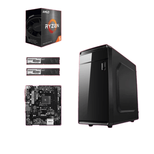 Start Desktop računar Basic, Ryzen 5 5600GT, 16GB DDR4, 256GB SSD, Windows 11 Pro, Office 2021, Crni