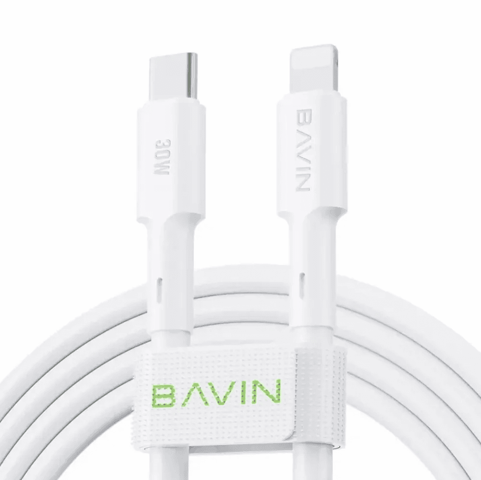 Bavin kabel, Type-C na Lightning, 1m, bijeli