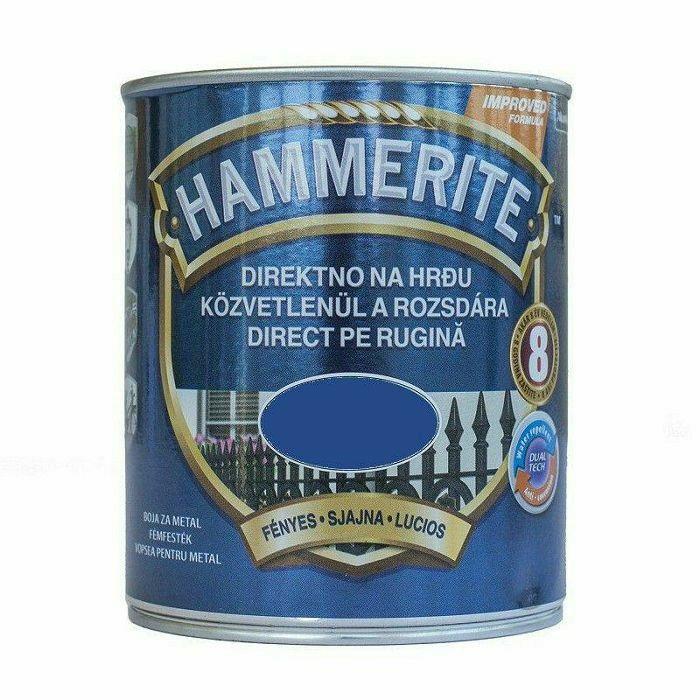HAMMERITE 3u1 Sredstvo za poliranje sjajnog metala 0,75l, Tamnoplava