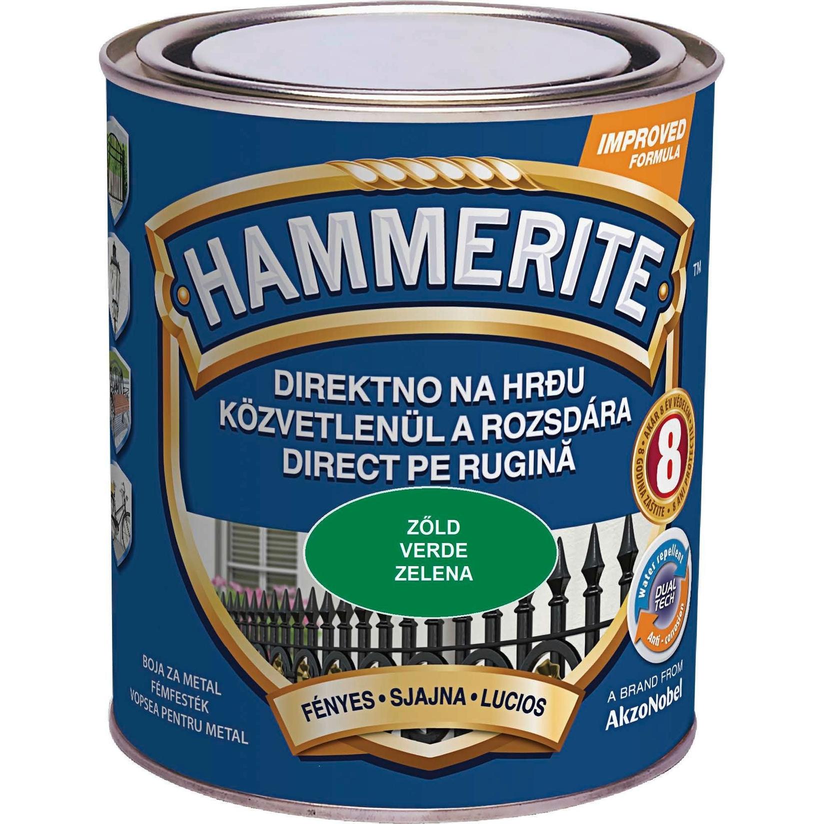 HAMMERITE 3u1 Sredstvo za poliranje sjajnog metala 0,75l, zeleno