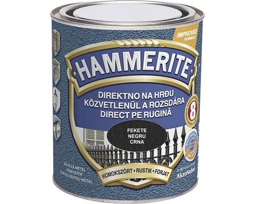 HAMMERITE 3u1 Rustilk boja za metal 0,75l, Crna