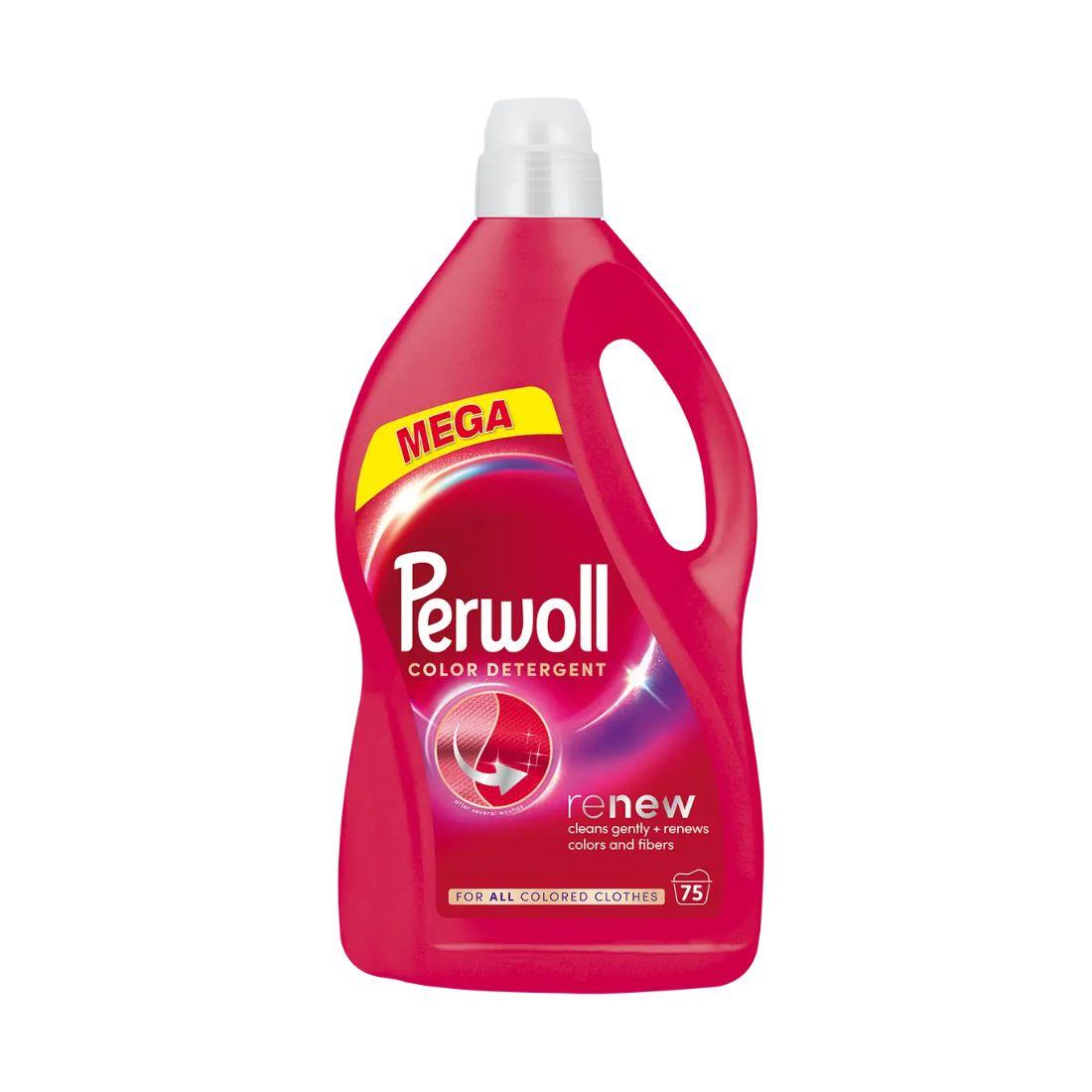 PERWOL Tečni deterdžent za veš Color 3750ml