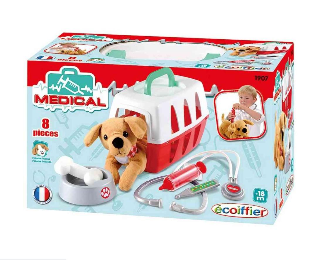 ECOIFFIER Veterinarski set s plišanom kućicom