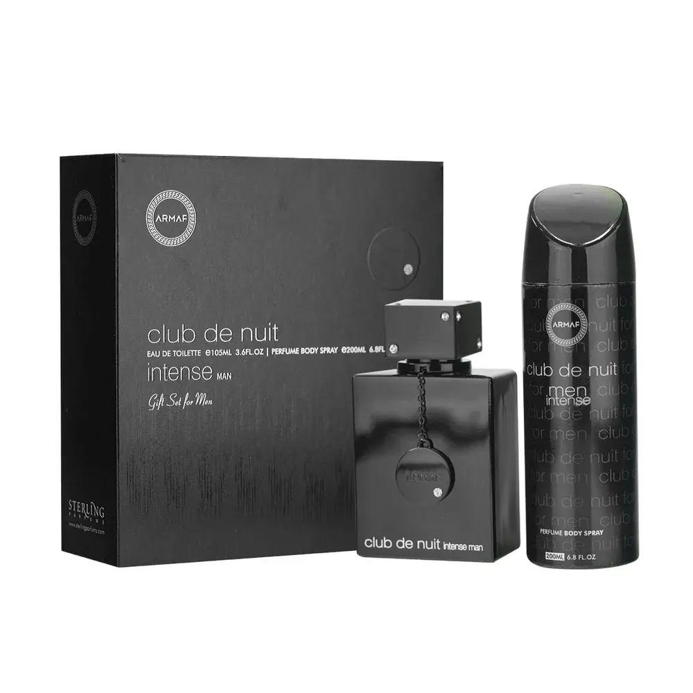 Armaf muški poklon set Club de Nuit Intense Man, 105 ml EDT + 200 ml sprej za tijelo